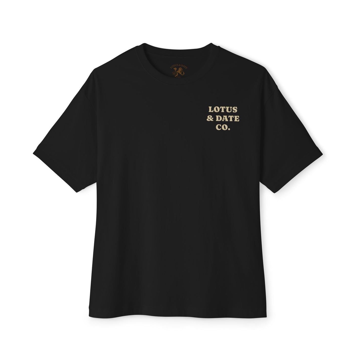 Lotus & Date Co V.2 Unisex Oversized Boxy Tee