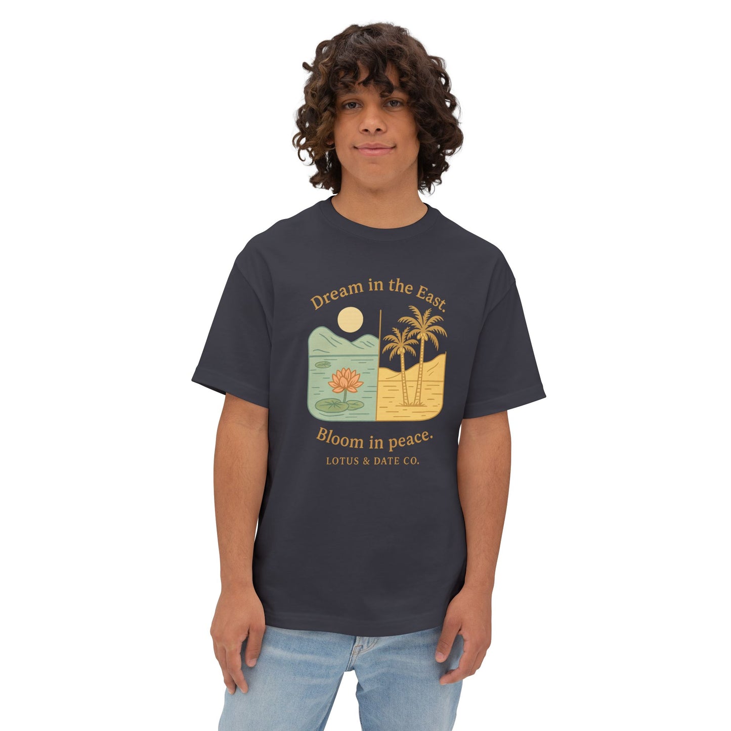 Lotus & Date Co V.1 Unisex Boxy Tee