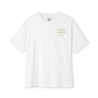 Lotus & Date Co V.2 Unisex Oversized Boxy Tee