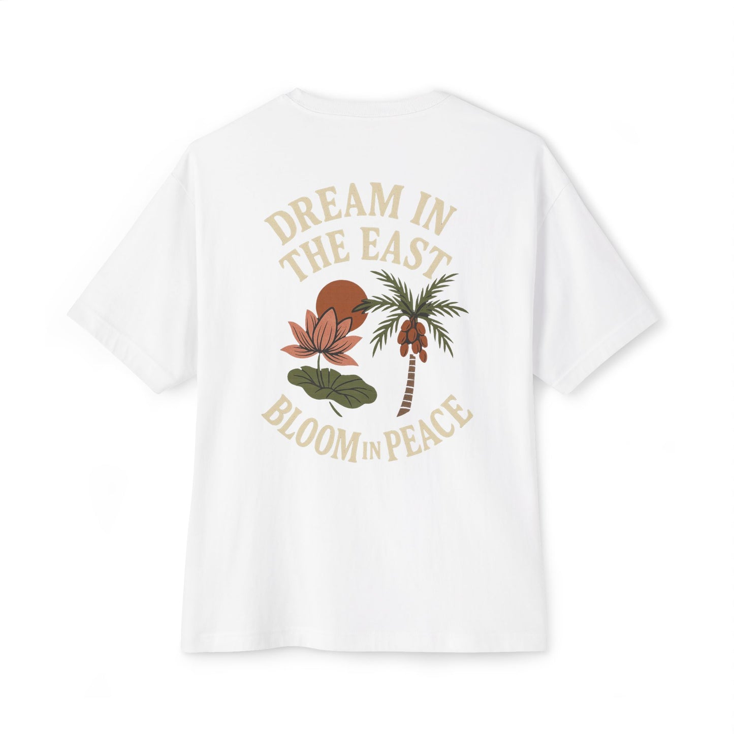 Lotus & Date Co V.2 Unisex Oversized Boxy Tee