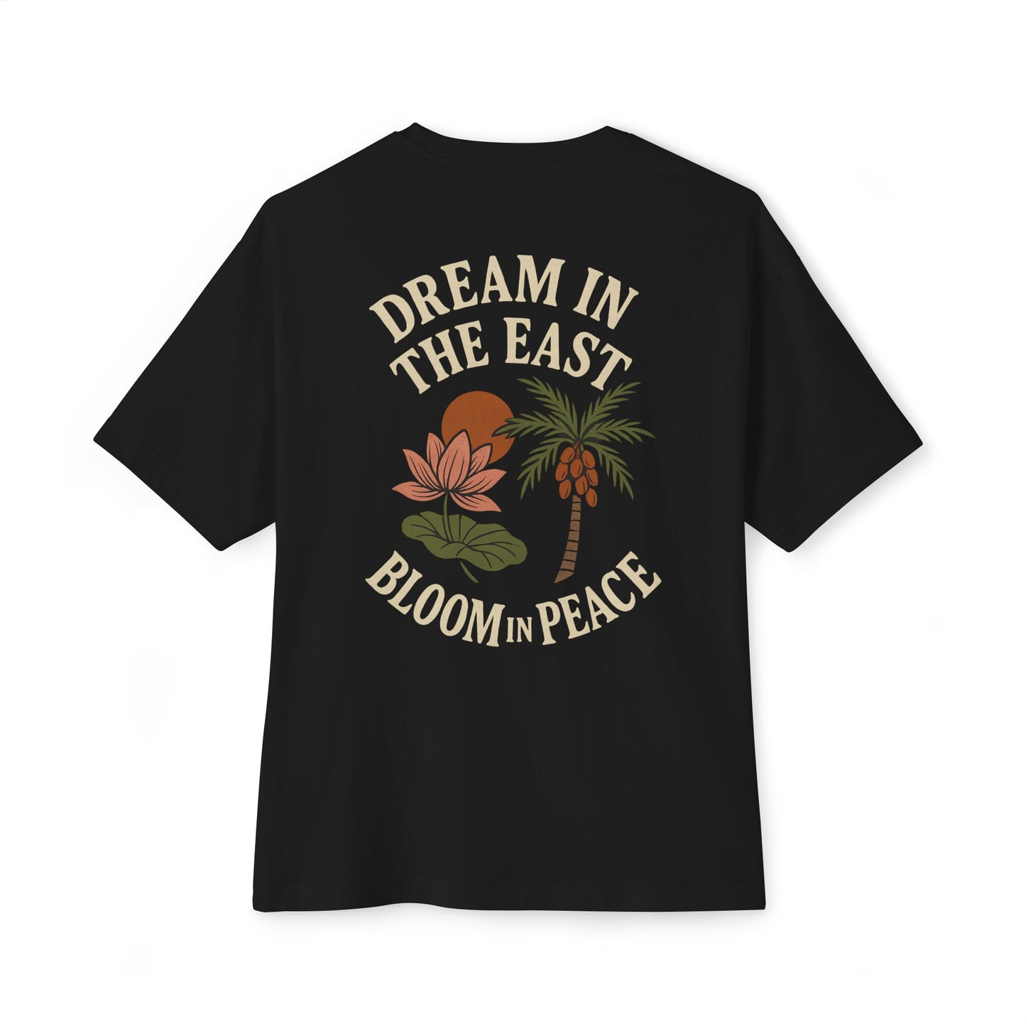 Lotus & Date Co V.2 Unisex Oversized Boxy Tee